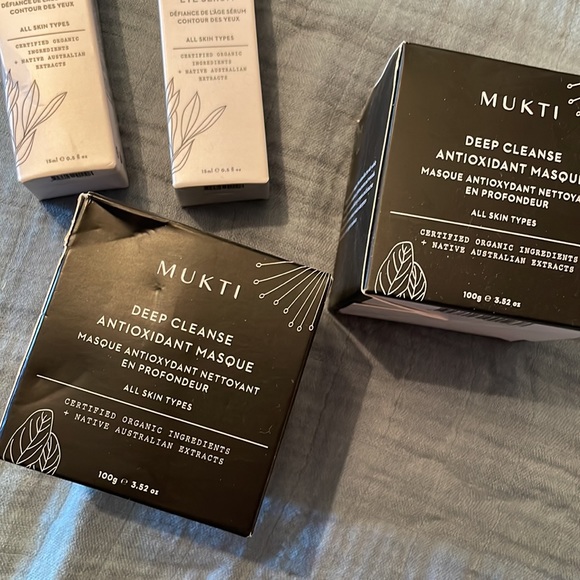 Mukti Organics Bundle! Two Eye Serums and Two Face Masks - MSRP: almost $400! - Picture 4 of 10